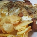 Foto de MILANESA  DE  TERNERA A  LA  FUGAZZETA c guarnicion
