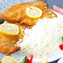 Foto de SUPREMA  DE  POLLO c guarnicion