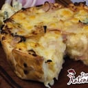 Foto de Tarta de cebolla caramelizada y roquefort