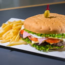 Foto de Hamburguesa Super Nikon