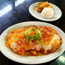 Foto de FILETE DE POLLO EN SALSA HAWAIANA  
