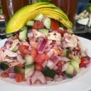 Foto de Tostada de Camarón y Pulpo