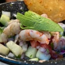 Foto de Tostada Mixta de Camarón (crudo y cocido)