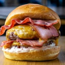 Foto de Hamb. Doble Bacon Con Papas