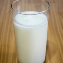 Foto de vaso de leche.