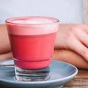 Foto de Latte de fresas