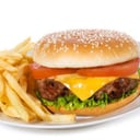 Foto de Hamburguesa previa / Papas