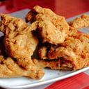 Foto de 1/2 pollo frito, Papas, Gaseosa