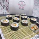 Foto de Maki tradicional con pollo teriyaki