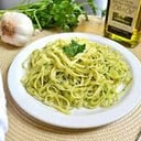 Foto de Tallarines con pesto