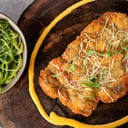 Foto de LOMO FINO CON SPAGHETTI AL PESTO DE LA ABUELA