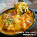 Foto de CANELONES DE AJÍ DE GALLINA PARA COMPARTIR  (400g.)