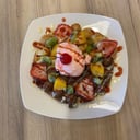 Foto de Bubble Waffle +salsa +topping +helado