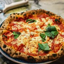 Foto de pizza margarita
