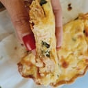 Foto de tarta de pollo y puerro