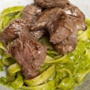 Foto de FETTUCCINE CON LOMO AL CILANTRO