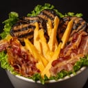 Foto de D- BERENJENA GRILLADA Y PANCETA CRUJIENTE
