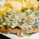 Foto de Pechuga al verdeo c/guarnición