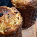 Foto de Panettone di Uvetta e Arancia Canditi (Uvas pasas rubias y cáscaras de naranjas confitadas) de 500 grs