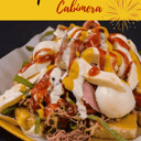 Foto de Arepa Cabimera con Papas fritas