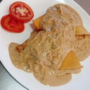 Foto de Crepe pollo con salsa bechamel 