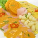 Foto de Tiradito en crema de Aji