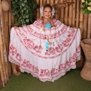 Foto de POLLERA DE GALA ROJA