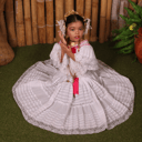 Foto de POLLERA BLANCA NIÑA