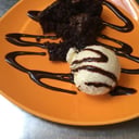 Foto de Brownie con helado