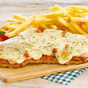 Foto de MILANESA NAPOLITANA CON PAPAS 