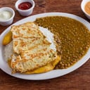 Foto de Arroz con menestra y pollo
