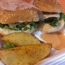 Foto de 2 hamburguesas de ternera x $100