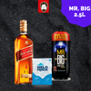 Foto de Johnnie Walker Red Label 1L + MR.BIG 2.5L + HIELO