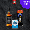 Foto de JACK DANIEL'S N7 (TRADICIONAL) 1L + MR.BIG 2.5L + HIELO