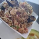 Foto de Alo ri mariera ku coco (Arroz a la Marinera con coco)