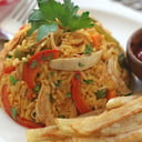 Foto de Aloe puñuello ku maiz (Arroz de Pollo)