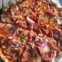 Foto de Pizza Grande de Lomo Canadiense