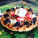 Foto de Waffle de Fresa
