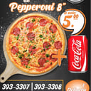 Foto de PIZZA PEPERONI “8” CON SODA 