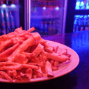 Foto de Papas con cheddar,panceta y verdeo