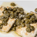 Foto de Corvina a la mantequilla de alcaparras
