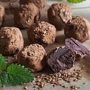 Foto de Trufas de chocolate con licor de menta 