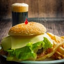 Foto de Sándwich Hamburguesa todas con fritas