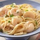 Foto de Fettuchini en salsa de camarones