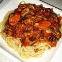 Foto de Fettuchini en salsa de Mariscos