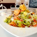 Foto de Pollo con verduras en salsa Napolitana
