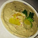 Foto de pure de berenjenas asadas , ajo y limón