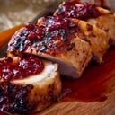 Foto de SOLOMILLO DE CERDO CON SALSA DE FRUTOS PATAGONICOS BATATAS O PAPAS