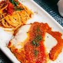 Foto de MILANESA DE POLLO CON SPAGUETTI