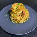 Foto de Pasta de Langostinos al Curry Receta Fusión India 